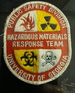 Photo of University of Georgia Hazardous Materials Team patch